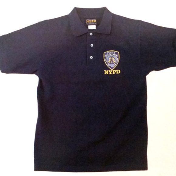 Blue NYPD Golf collared polo T-Shirt NWT - Picture 4 of 4